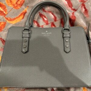 Authentic Kate Spade Gray Leather Handbag